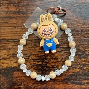 Labubu Beaded Cellphone Charm or Keychain